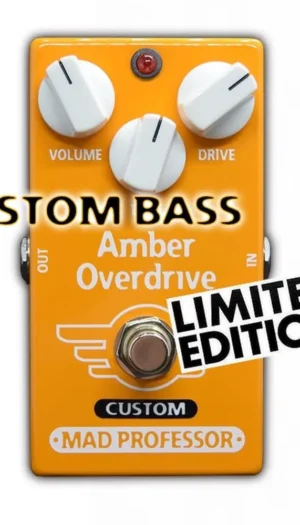 Mad Professor Amber Bass Overdrive Pedal Limited Edition w/ Bass Mod