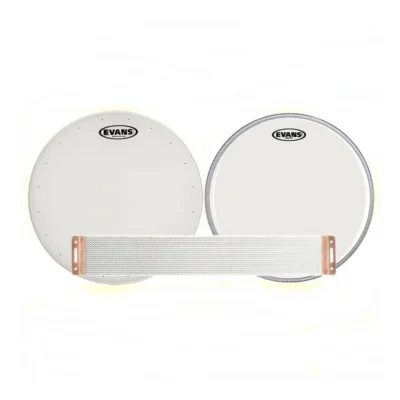 Evans 14" Snare Tune up Kit HD Dry Head - Hazy 300 Side - Puresound Blaster Wire