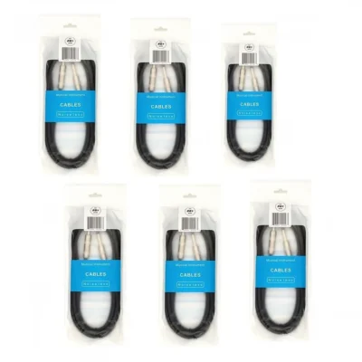 Big Bang Tone 20ft (6m) Guitar / Instrument Noiseless Cable - 6 Cables