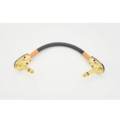BBT Pancake Patch cable Right Angle 6 inch Gold Tip