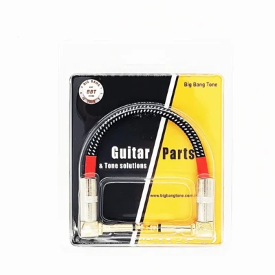 BBT Patch cable Right Angle 6 inch Gold Tip