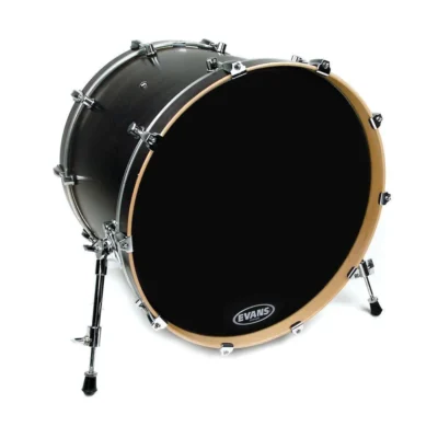 Evansƒ?½ Resonant Black Bass Drum Head, 18 Inch