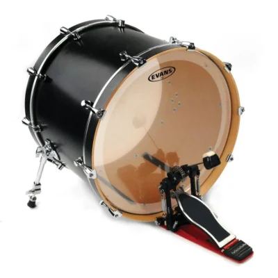 Evans EQ3 Clear Bass Drum Head, 20 Inch