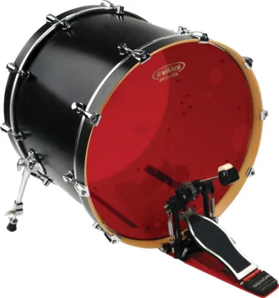 Evans Hydraulic Red Bass Drum Head, 20 Inch