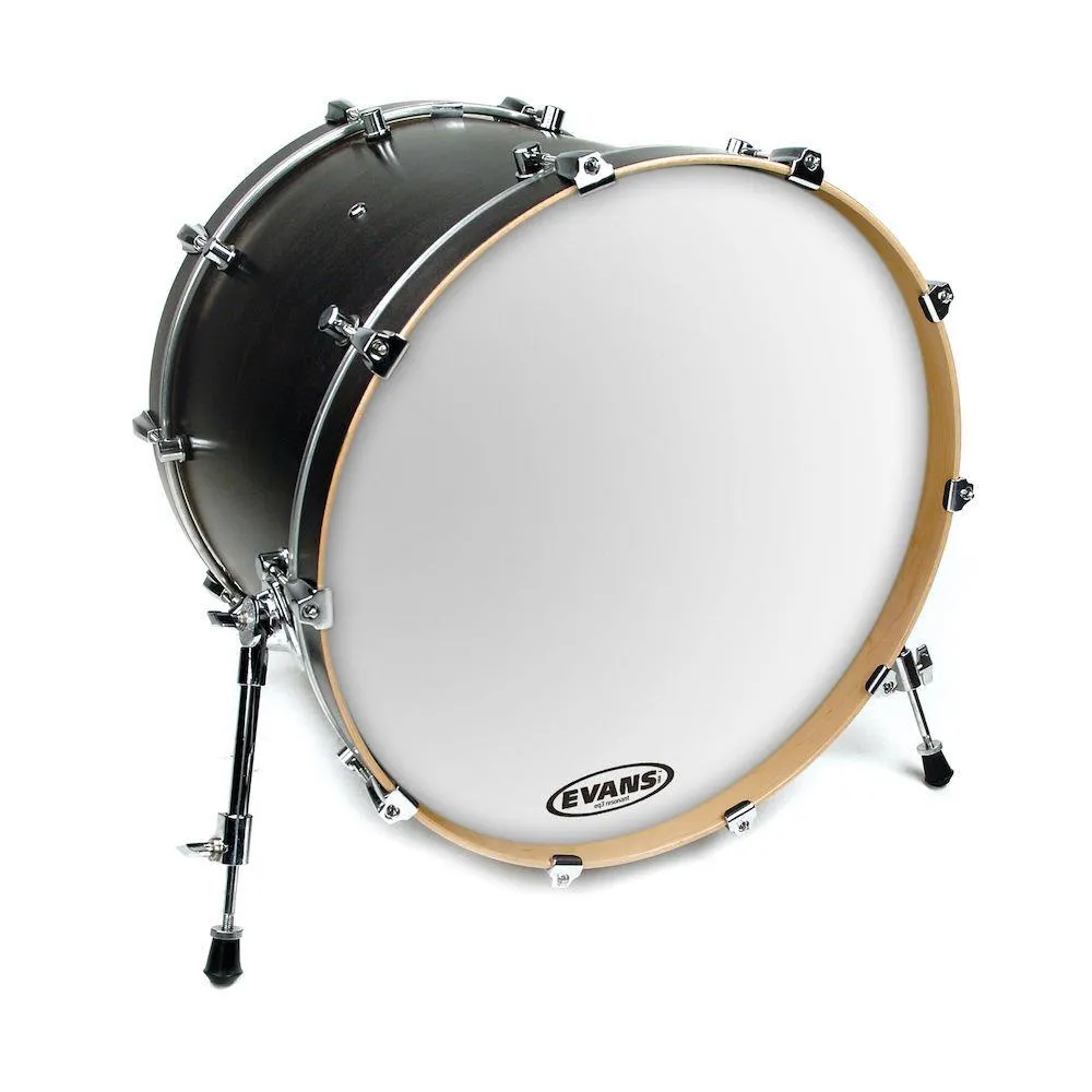 Evans EQ3 Resonant Smooth White Bass Drum Head, 20 Inch