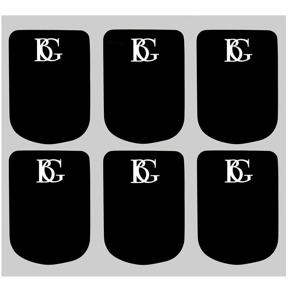 BG Mouthpiece Cushions Alto / Clarinet Black 0.8mm 6 Cushions Large - A10L