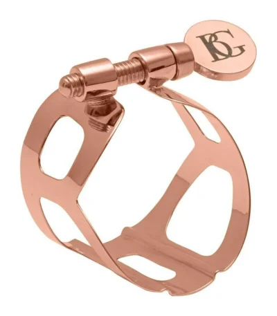 BG Ligature and Cap Alto Sax Traditional Rose Gold Plated The Soloist Ligature