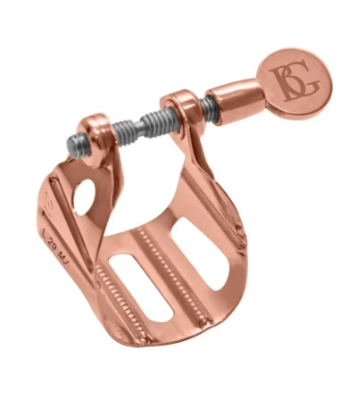 BG Ligature Jazz UNIVERSAL: Fits Alto / Tenor metal mouthpieces Rose Gold Matte
