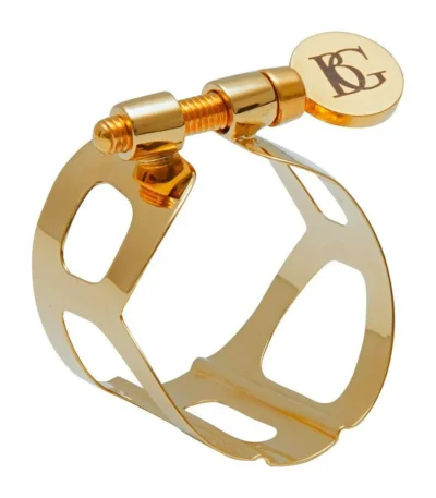 BG Ligature and Cap Soprano Saxophone Gold Plated  TRADITION made in France