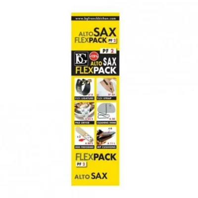 BG PF2 Flex Pack for Alto Saxophone (Flex Strap, Flex Lig/Cap, Swab, Pad Dryer)