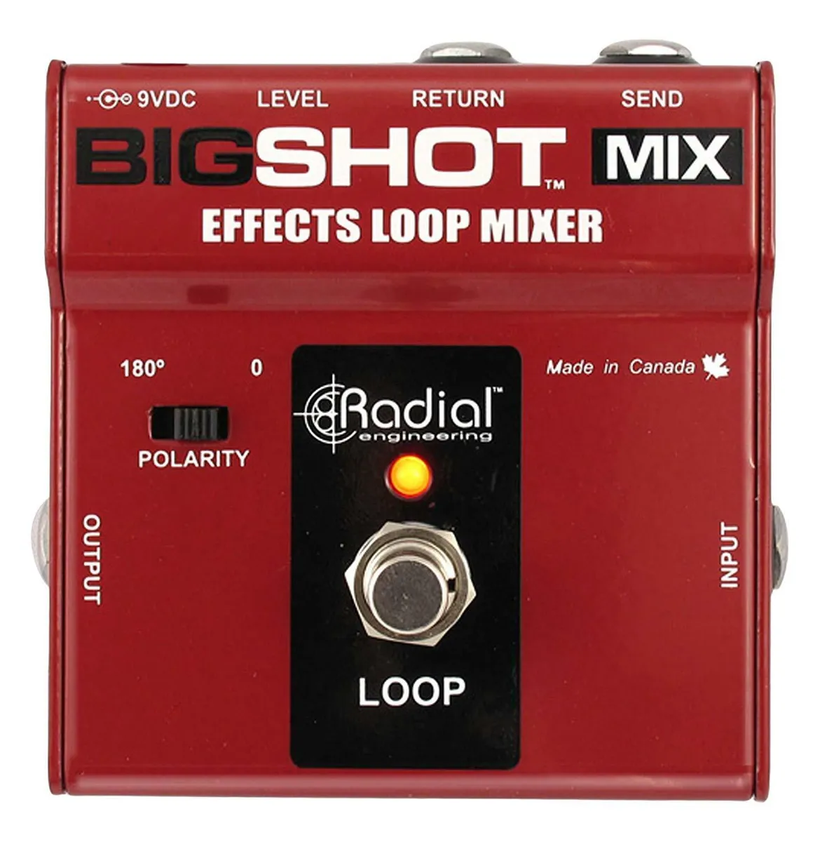 Radial Engineering BigShot MIX Effects Loop Mixer Guitar FX Pedal