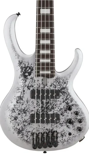Ibanez BTB25TH5SLM 5-String 25th Anniversary Electric Bass (Silver Blizzard Matte)