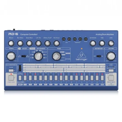 Behringer RD-6-BU Analog Drum Machine - Blue