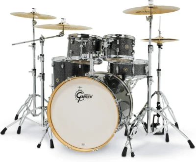 Gretsch Catalina Maple Drum Kit Shell Pack, Black Stardust CM2-E625-BS