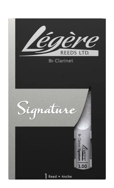 Legere Reeds Signature Series Bb Clarinet Reed Strength 3 , L201206