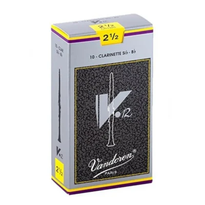 Vandoren CR1925 Bb Clarinet V.12 Reeds Strength 2.5; Box of 10