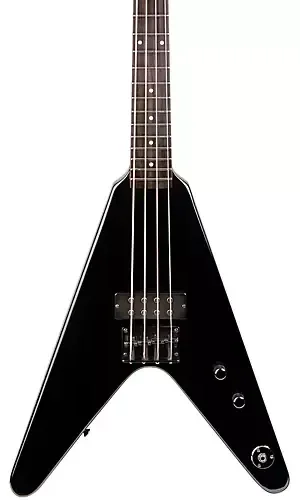 Dean Guitars Metalman Flying V Electric Bass Guitar - Black