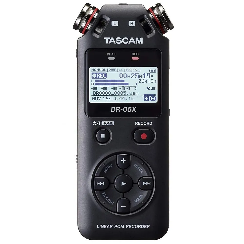 TASCAM DR-05X Stereo Handheld Recorder 2-channel Handheld Recorder