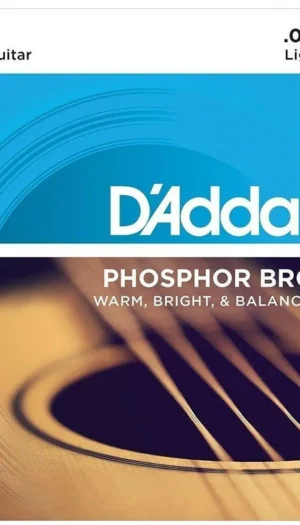 D'Addario EJ16 Phosphor Bronze Acoustic Strings Single-Pack  12 - 53