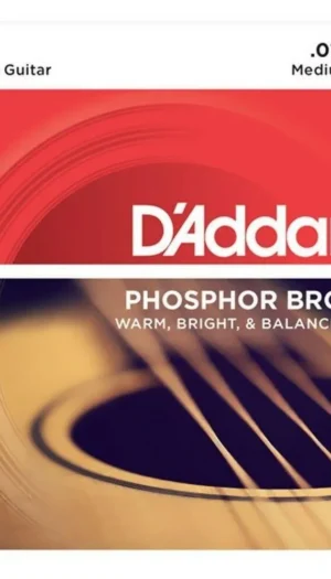 D'Addario EJ17 Phosphor Bronze Medium  Acoustic Strings  13 - 56