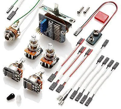 EMG 3 Pickups Push Pull Conversion Wiring Kit for Active Pickups