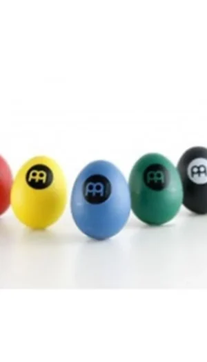Meinl Percussion 5 x Egg Shakers Mixed colours -  Crystal Clear Sound