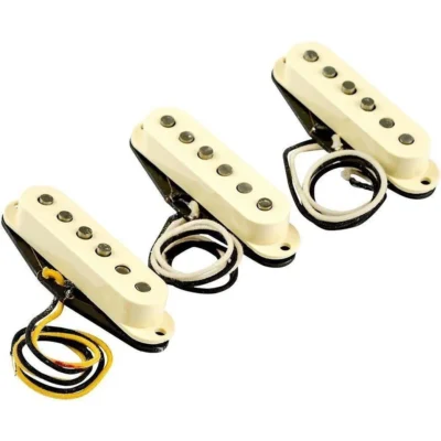 Fender Eric Johnson Stratocaster Guitar Pickup Set, Vintage White