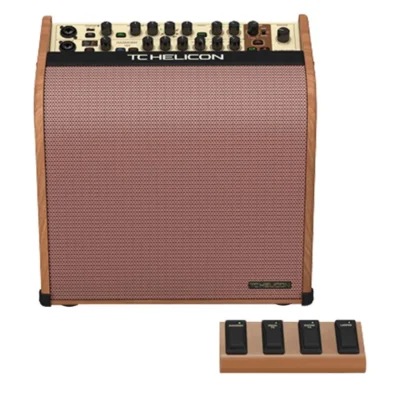 TC Helicon 60 Watt 2-Channel Harmony V60 Acoustic Amplifier With Effects
