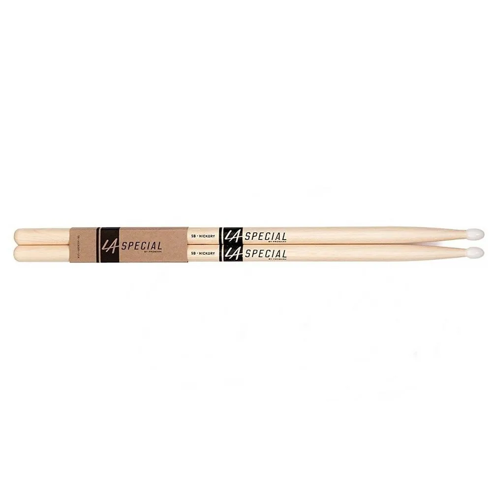 LA Special by Promark 5BN Hickory Drumsticks Nylon Tip 1 Pair