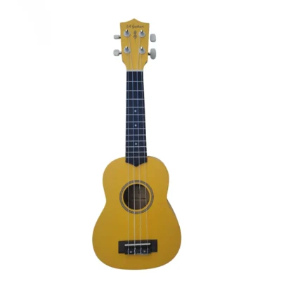 La Guitars Soprano Ukulele YELLOW Suit Beginner - Aquila Strings