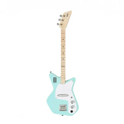 Loog Pro Electric Guitar - Green with Built in  Amp - LGPRCEG