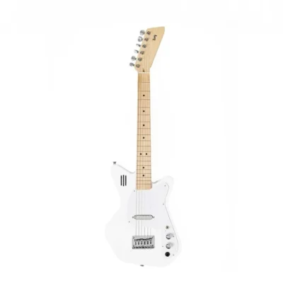 Loog Pro IV Electric Guitar - White - with built in Amp