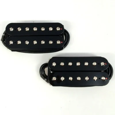 Bare Knuckle Juggernaut 7-String Calibrated Open Humbucker Set, Black Coils