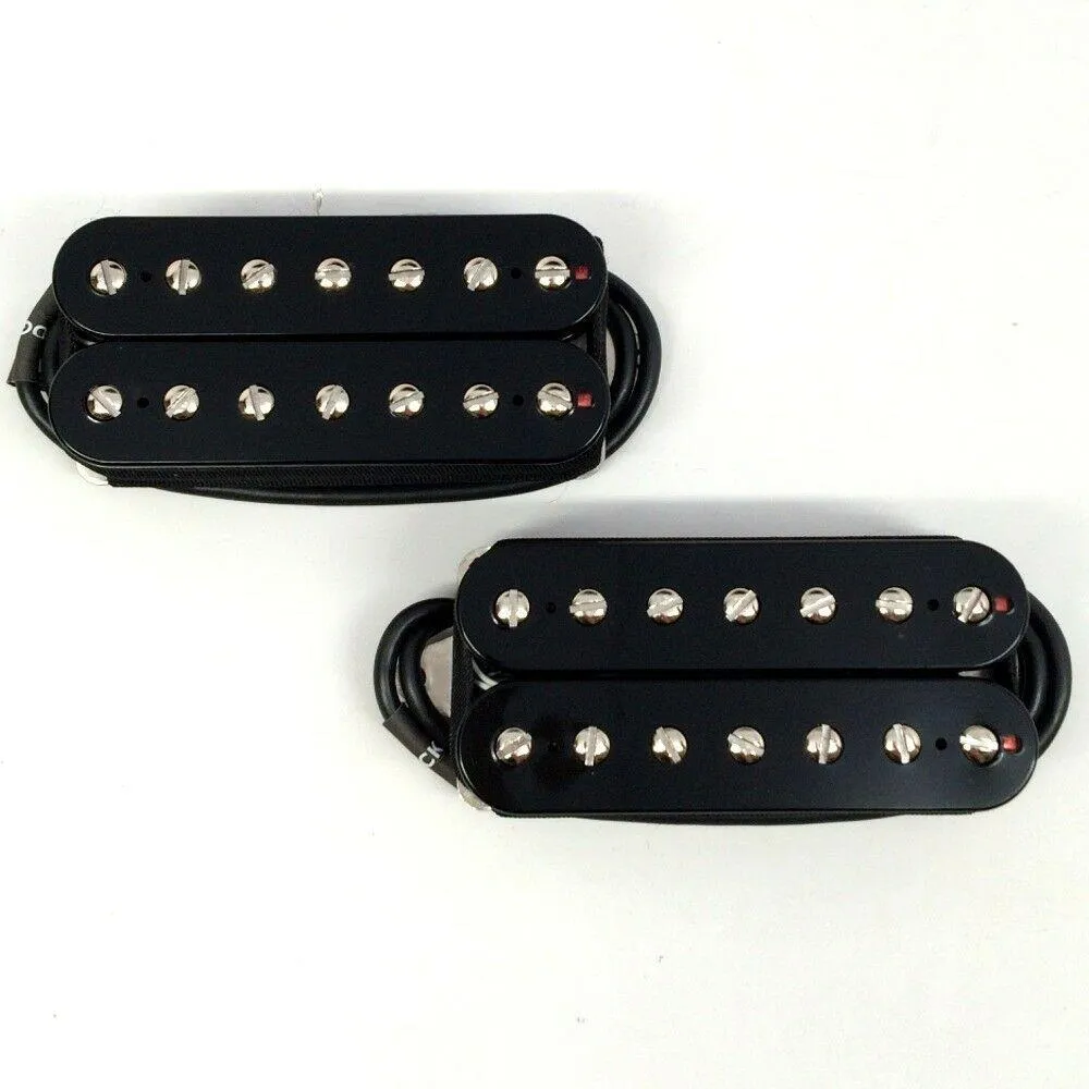 Bare Knuckle Juggernaut 7-String Calibrated Open Humbucker Set, Black Coils