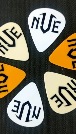 NVE Guitars  6 x Guitar Picks / Plectrums Mixed Gauge