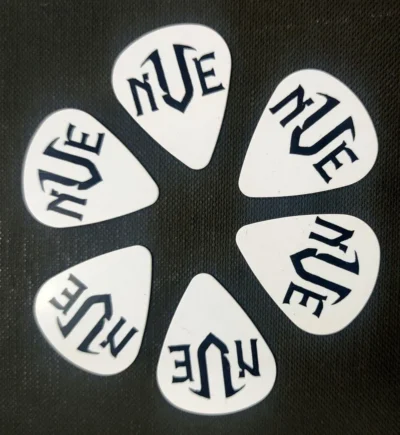 NVE Guitars  6 x Guitar Picks / Plectrums 0.46 mm Gauge