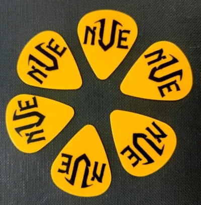NVE Guitars  6 x Guitar Picks / Plectrums 0.71 mm Gauge