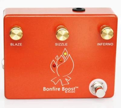 Bonfire Boost Clean Boost Pedal Suitable for Electric or Acoustic Guitar