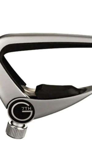 G7th Newport 6 String Guitar Capo For Acoustic or Electric guitars - SILVER
