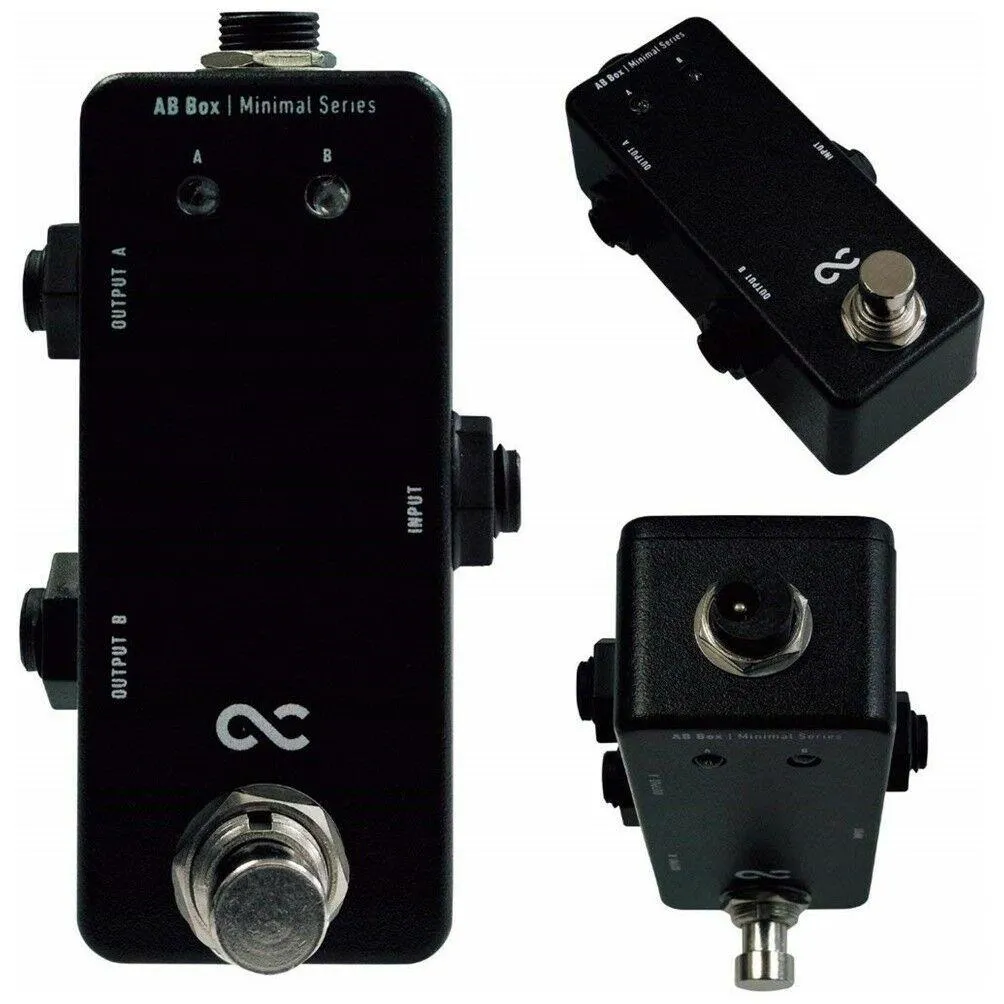 One Control Minimal Series AB Box 1-In 2-Out A/B Line Selecting Guitar Pedal OC-M-AB