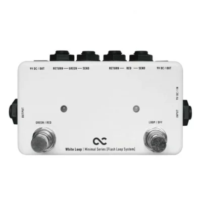 One Control Minimal Series White Loop Two Loop Line Selector Switching Pedal