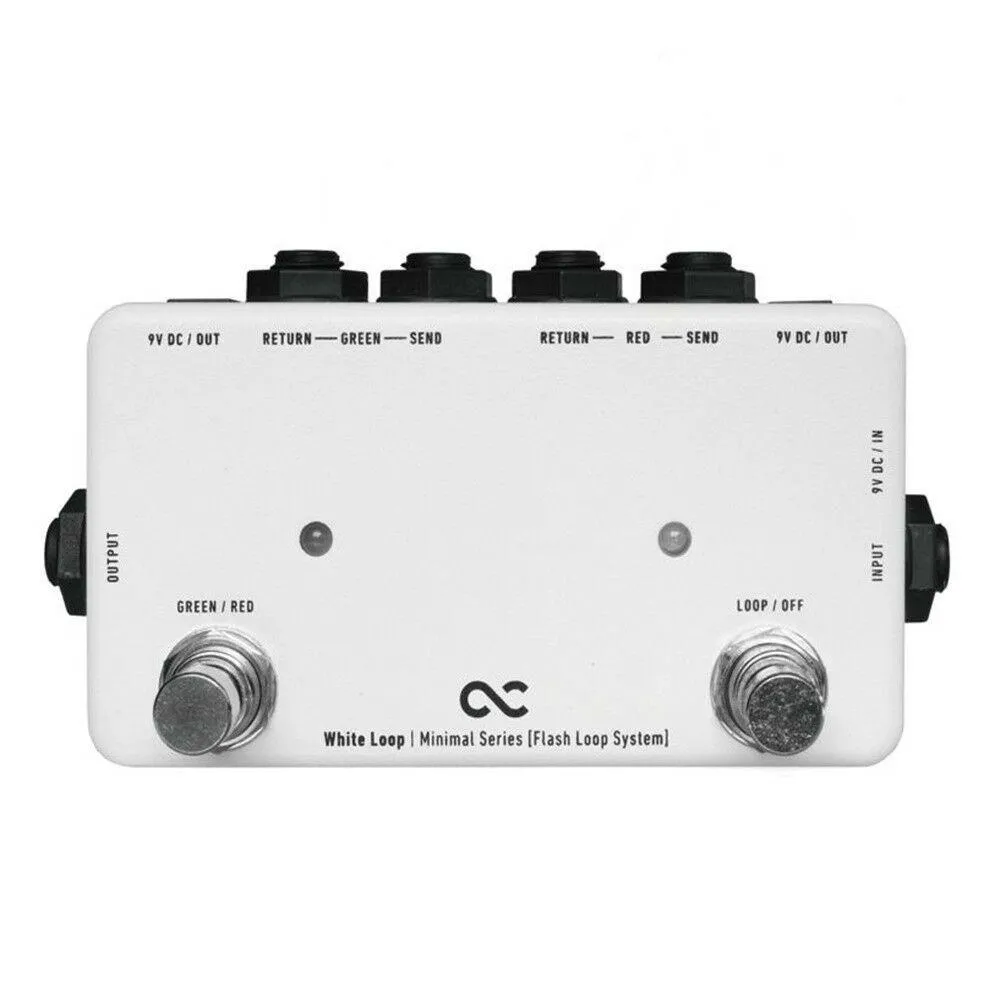 One Control Minimal Series White Loop Two Loop Line Selector Switching Pedal