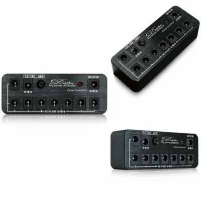 One Control Distro 9-18-Volt Compact Pedal Power Supply All in One Pack