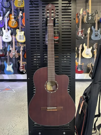 ORTEGA Classical Guitar SLIM NECK, Mahogany TOP, with Gig bag