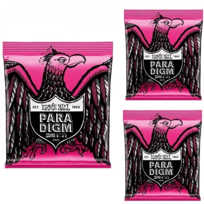 Ernie Ball 2023 Super Slinky Paradigm Electric Guitar Strings 3 SETS