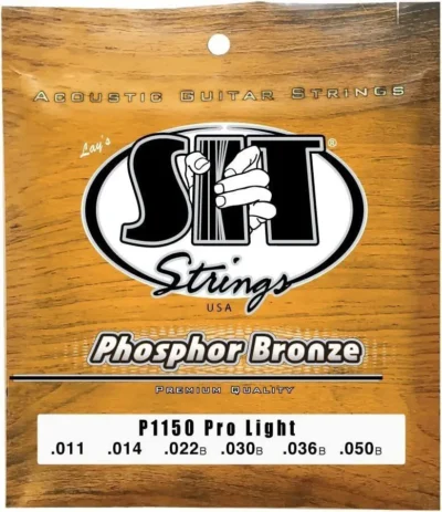 S.I.T. String P1150 Pro Light Phosphor Bronze Acoustic Guitar 6-String