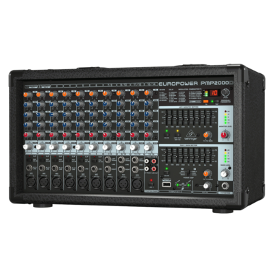 The Behringer UltraCompact 2000-Watt 14-Channel Europower PMP2000D Powered Mixer