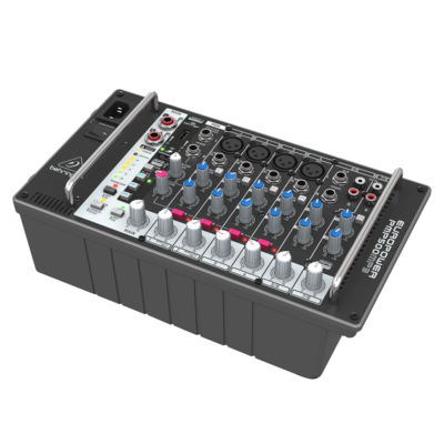 The Behringer Ultra-Compact 500-Watt 8-Channel Europower PMP500MP3 Powered Mixer