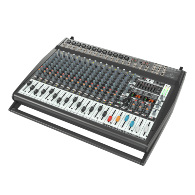 The Behringer Ultra-Compact 1600-Watt 20-Channel Europower PMP580S Powered Mixer