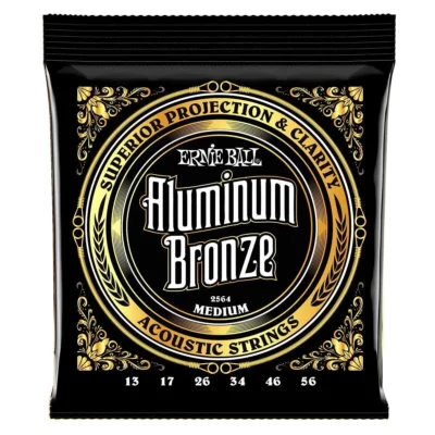 Ernie Ball 2564 Aluminum Bronze Acoustic Guitar Strings - .013 -.056 Medium